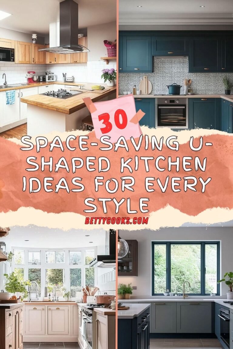 Kitchen Ideas For U Shaped Kitchen: 30+ Space-Saving Ideas